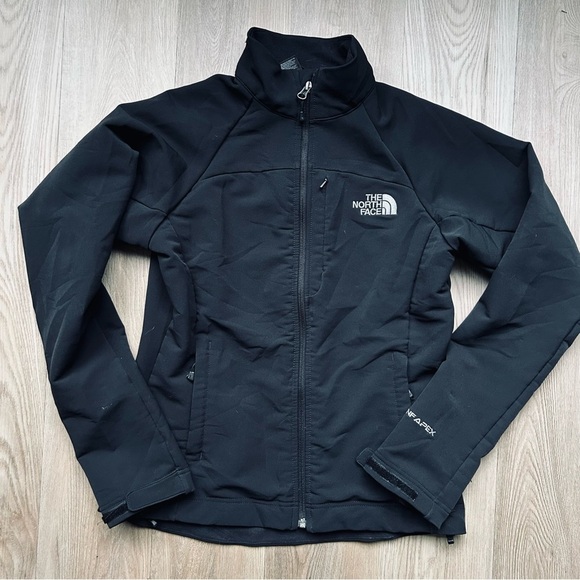 The North Face Black TNF Apex Softshell Jacket - Picture 1 of 9
